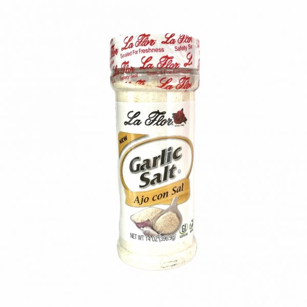 La Flor Garlic Salt 14 oz