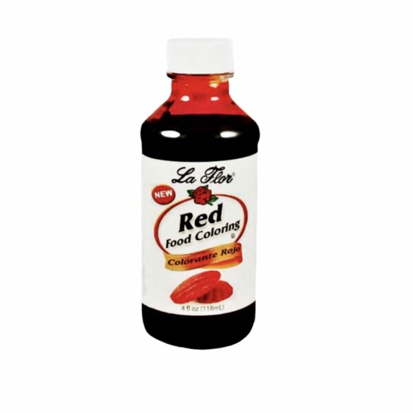 La Flor Colorante De Comida Rojo 4 oz