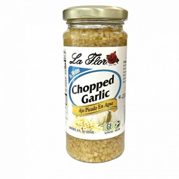 La Flor Ajo Picado En Agua 8 oz