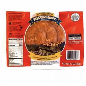 Salchicha Huachana Peruana 12 oz