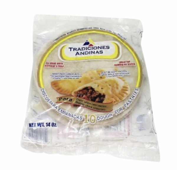 Tradiciones Andinas Tapas Empanadas 10Unidades 14 oz