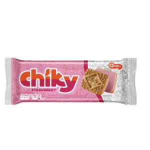 Chiky Galleta con Crema de Fresa 12Pack 16.9 oz