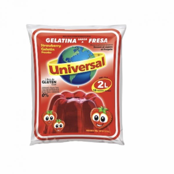 Universal Gelatina de Fresa 5.3 oz