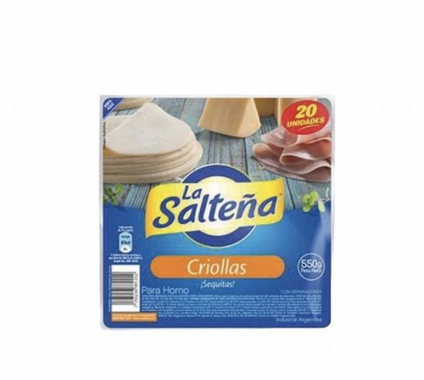 La Salteña Tapas Para Empanadas Criollas 20Unidades 19.4oz