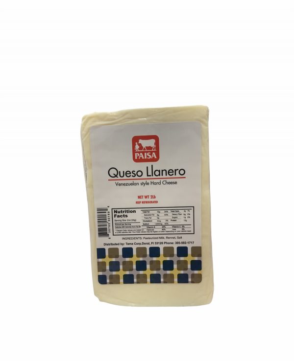 Paisa Queso Llanero Porción 2lbs