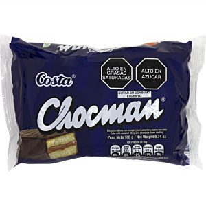 Costa Chocman 6 pzs  6.34oz