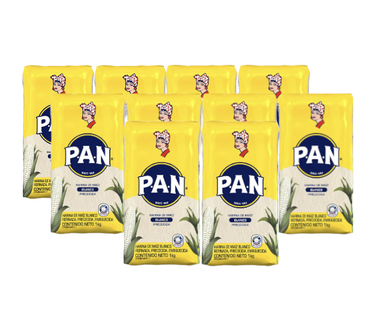 PAN Harina Blanca Caja De 10 Unidades 2.20lb