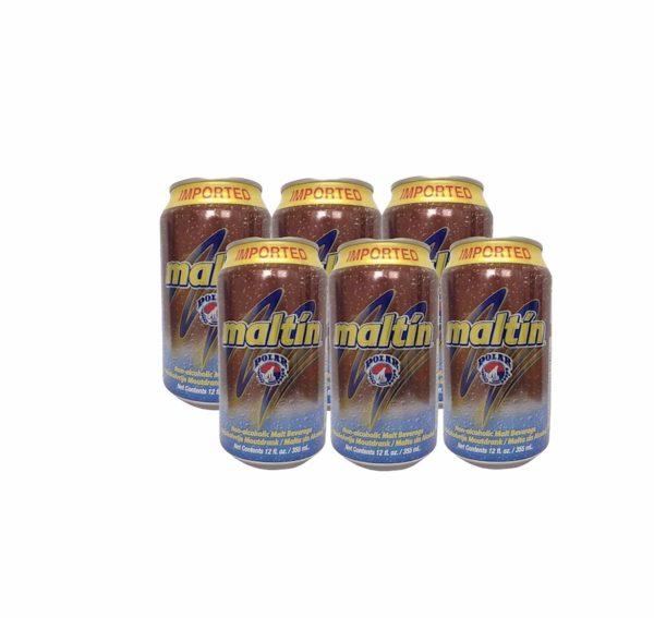 Malta Maltin Polar Lata 6 Unidades 12oz