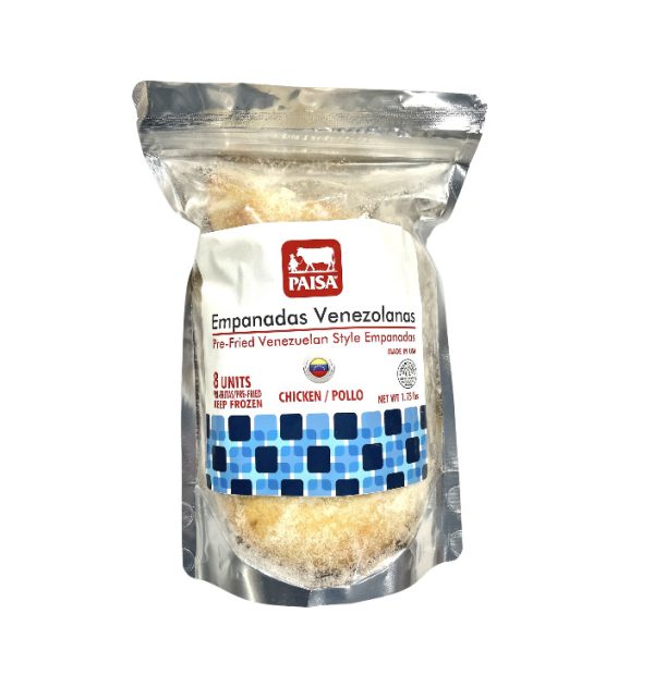 Paisa Empanadas Venezolanas PreFritas de Pollo 8 Unidades