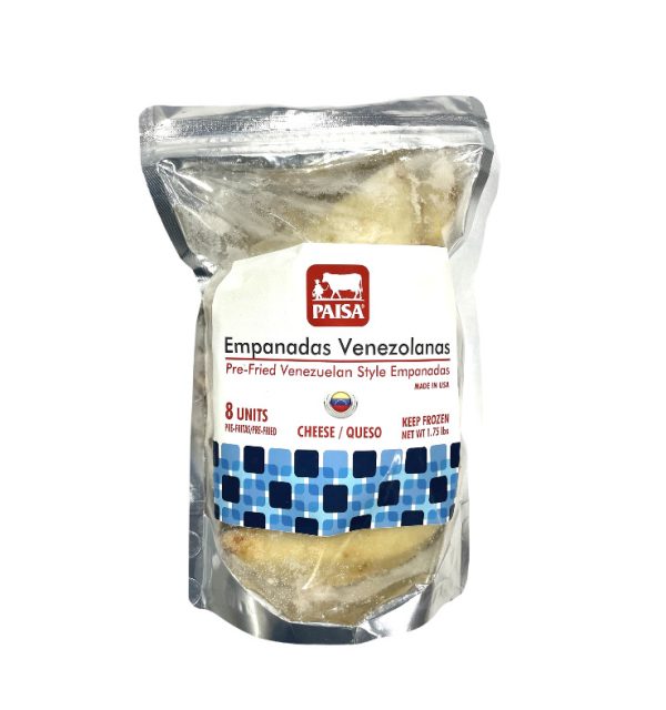 Paisa Empanadas Venezolanas PreFritas de Queso 8 Unidades