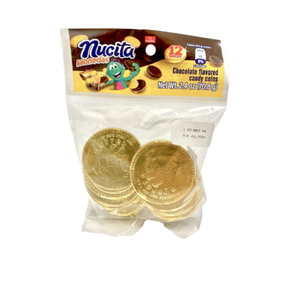 Nutresa Nucita Bolsa de Monedas de Chocolate 12unidades 2.4oz - Nuestra  Tienda Latina