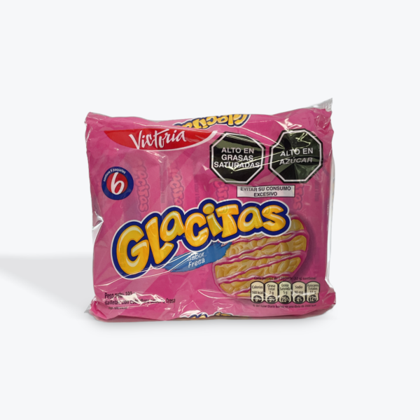 Victoria Glacitas Fresa 6 Unidades 192gr