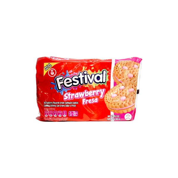 Nutresa Festival Galletas Fresa 14.21oz
