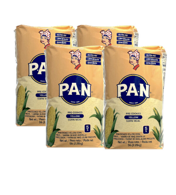 PAN Harina Amarilla Caja 4 Unidades 5lb