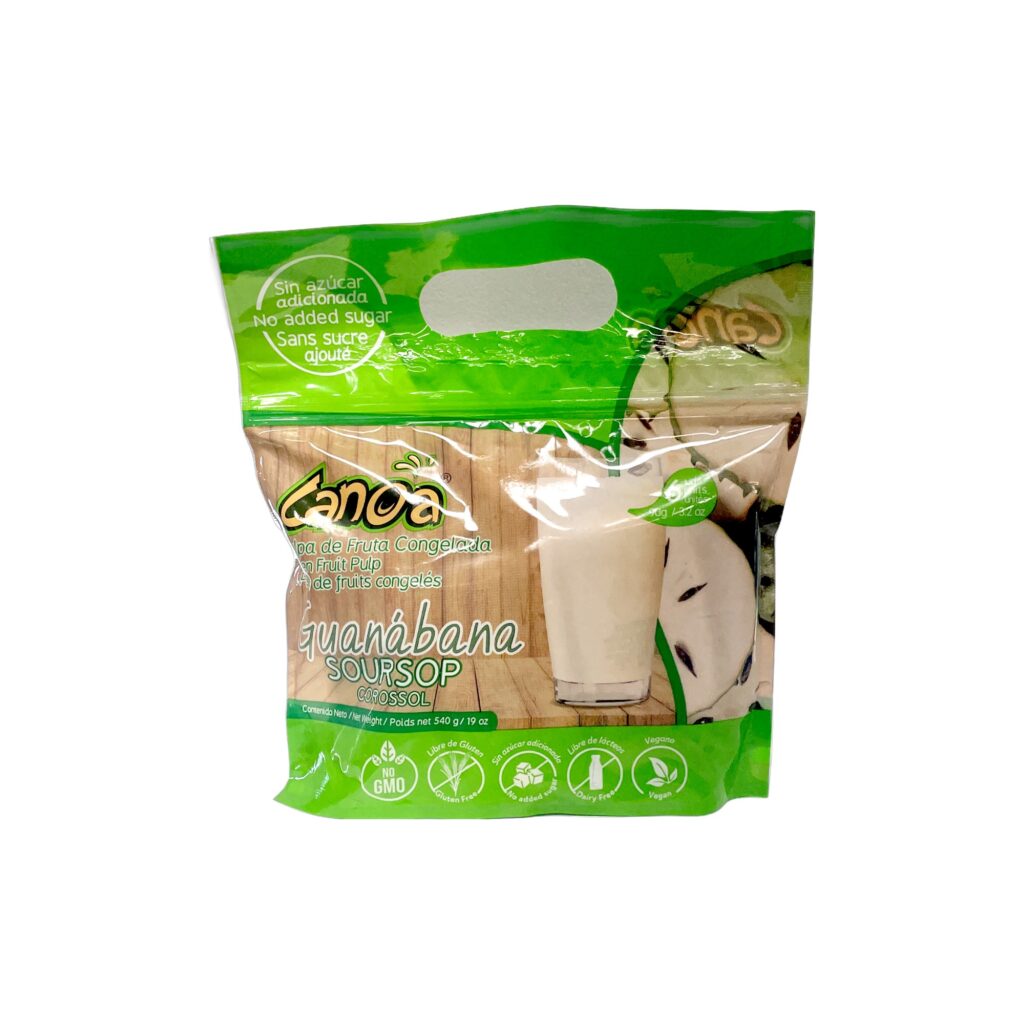Canoa Pulpa de Guanabana Cojin Zip 6 Unidades 540gr Nuestra Tienda